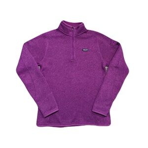 Patagonia Women's Better Sweater Fleece Jacket Magenta Purple Size Medium